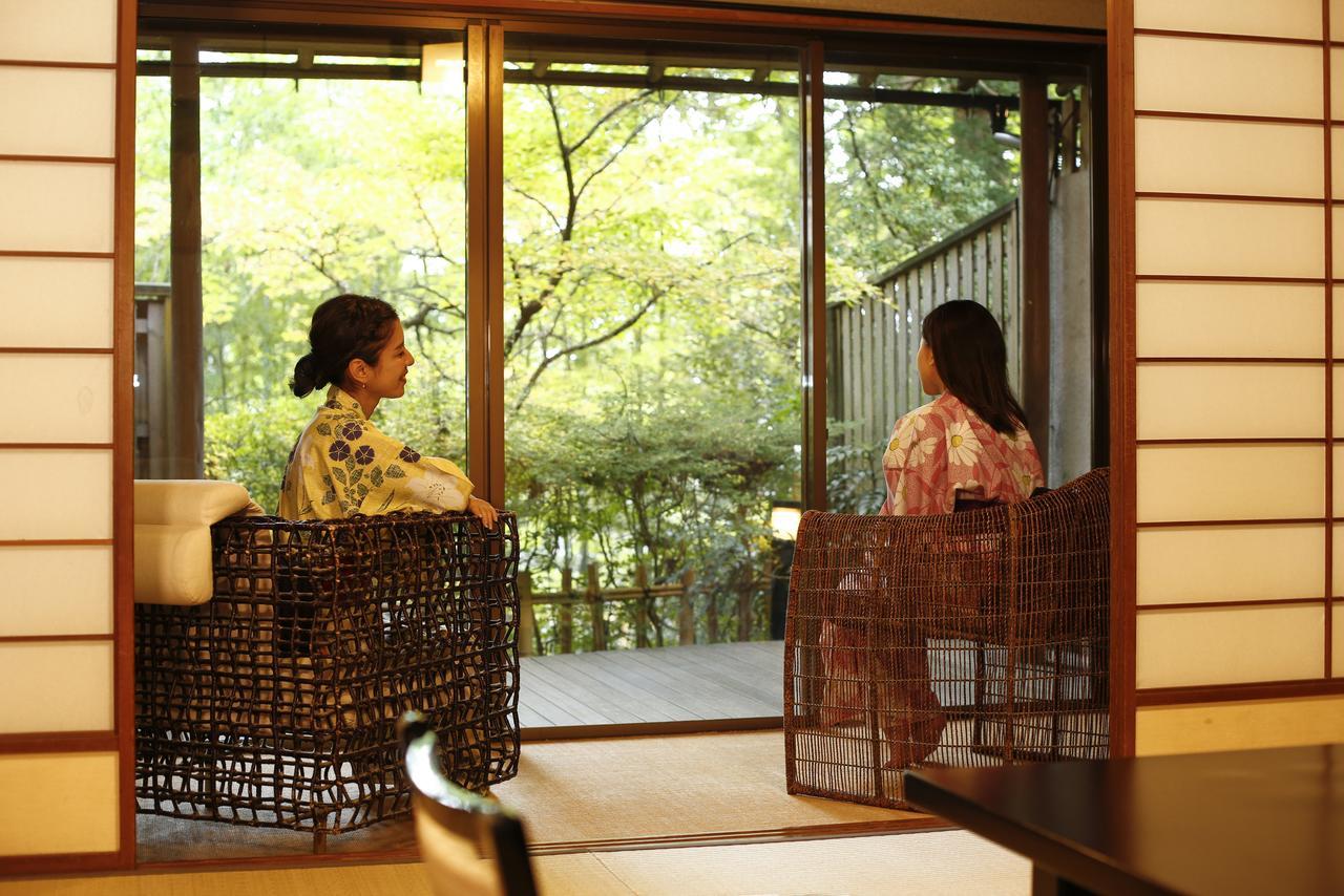 Yoshidaya Sannoukaku Hotel Kaga  Bagian luar foto